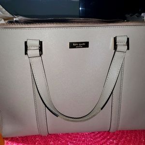 Kate Spade Women’s Large Satchel Light Beige